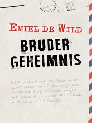 cover image of Brudergeheimnis